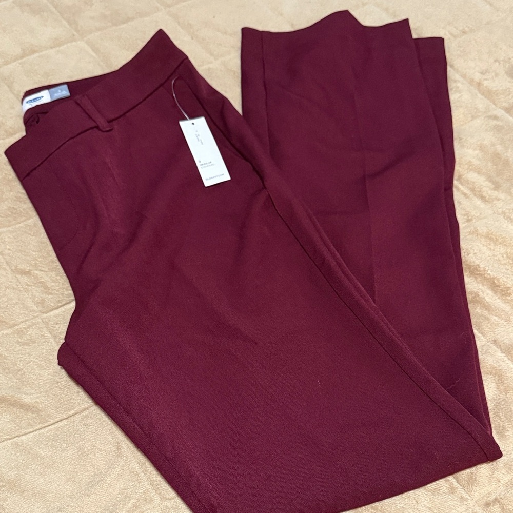 NWT old navy Burgundy Dress Pants